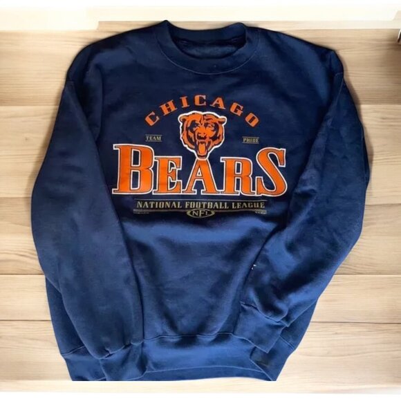 1996 Chicago Bears Retro Crewneck Sweatshirt Unisex Men Women - Picture 1 of 3